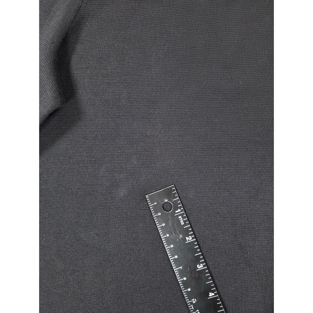 Chanel Uniform Black Wool Cotton Knit Cardigan Sweater Women's Size XXL NEW READ - Picture 6 of 12